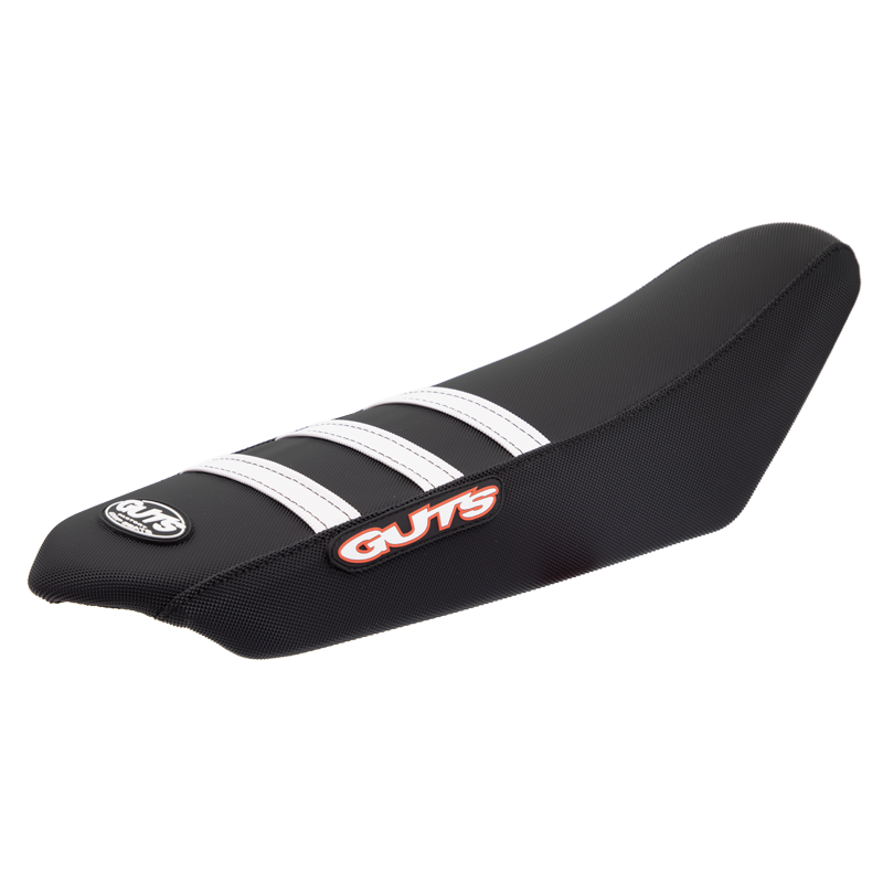 Complete Seat Hardcore Gripper Guts Racing Black/White Talaria Sting